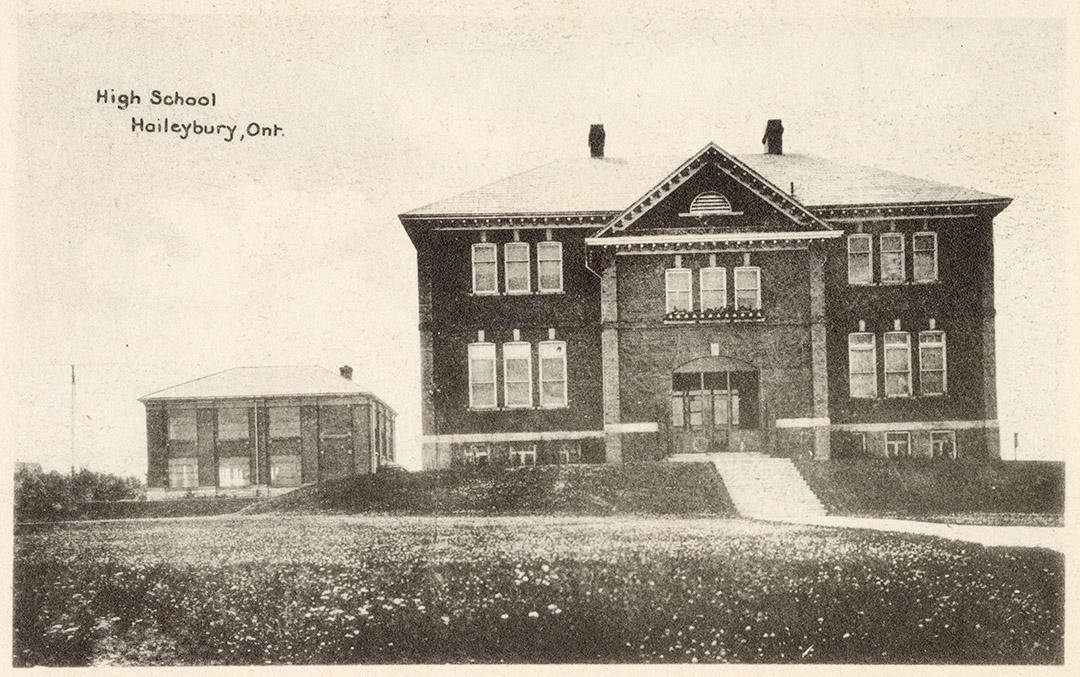 Picture of a two story school building.