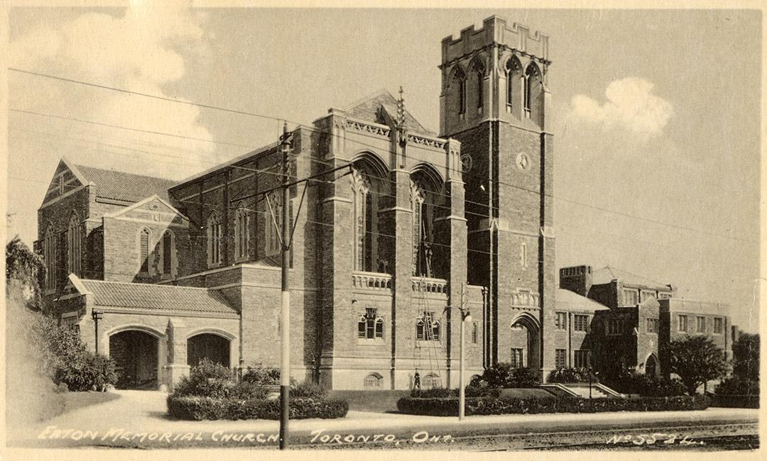 Picture of large church building. 