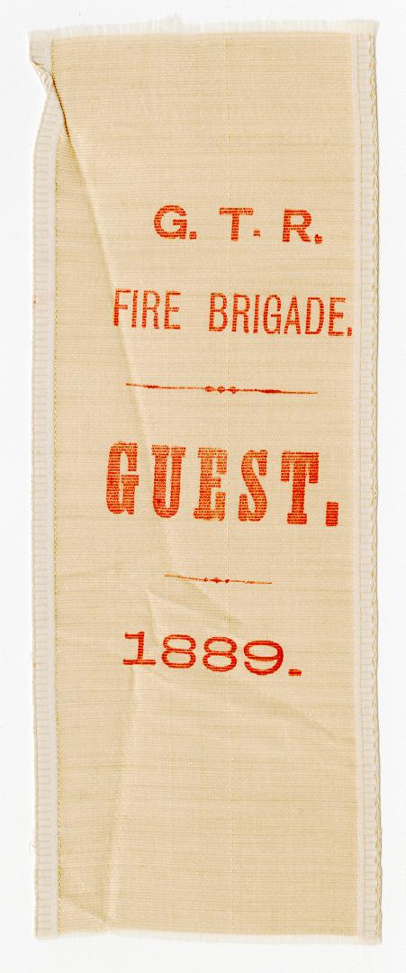 G.T.R. Fire Brigade guest 1889