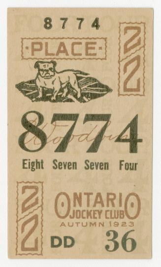 Ontario Jockey Club Autumn 1923 