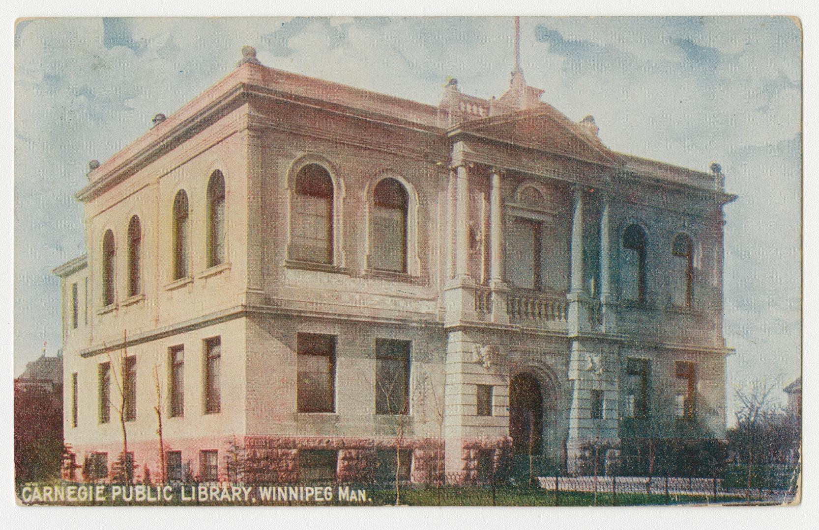 Picture of two storey library building.