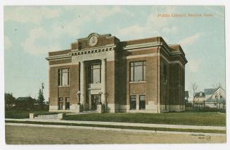 Picture of a two storey library building. 