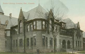 Picture of large library building.