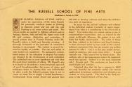 Photo on verso of Mr. John Russell. The school which was founded in 1932 was under his supervis…