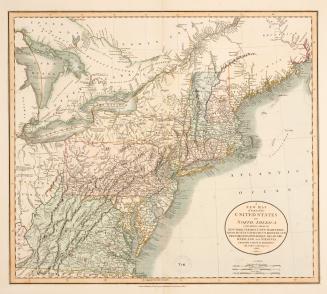 A new map of part of the United States of North America containing those of New York, Vermont, New Hampshire, Massachusetts, Connecticut, Rhode Island, Pennsylvania, New Jersey, Delaware, Maryland and Virginia, from the latest authorities