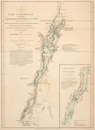 A survey of Lake Champlain including Lake George Crown Point and St. John 