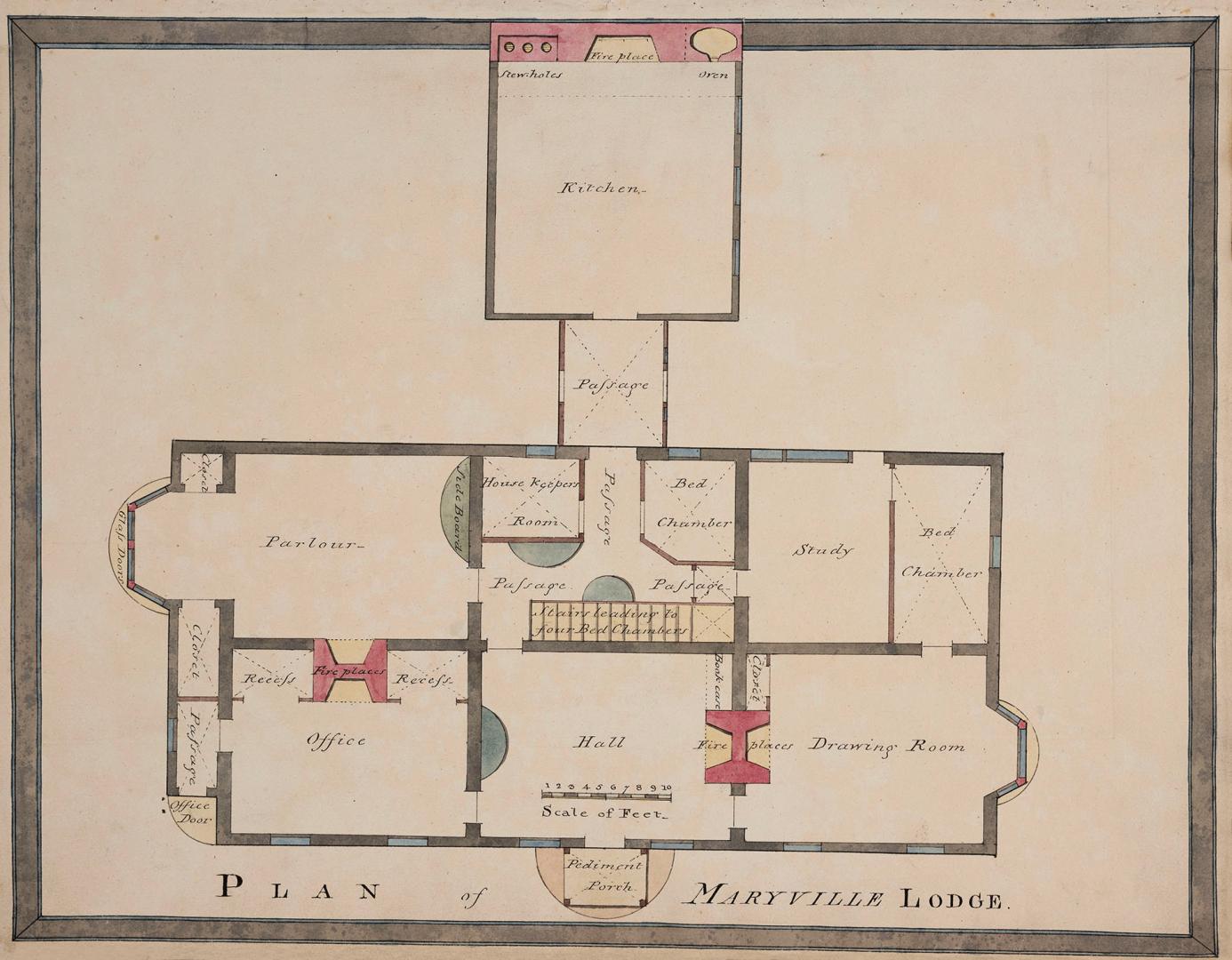 Plan of Maryville Lodge