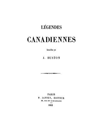 Légendes canadiennes