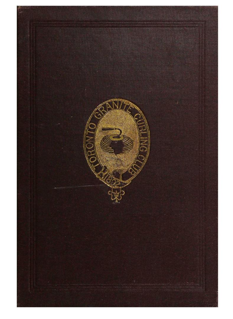 Constitution: rules, and regulations of the Granite curling club of Toronto, instituted June 30th, 1875, adopted at the annual meeting of the club held on the evening of 10th October, 1891