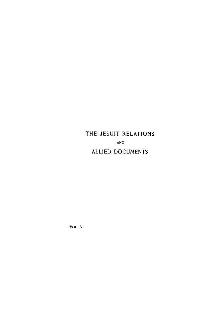 The Jesuit relations and allied document