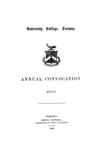 Annual convocation