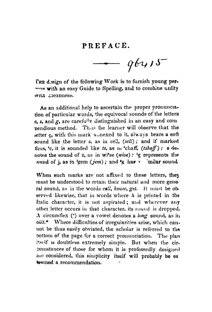 The scholar's spelling assistant, wherein the words are arranged on an improved plan, according to their respective principles of accentuation, in a m(...)