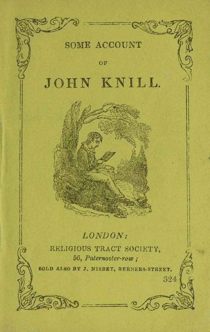 Some account of John Knill who died of the cholera, at St