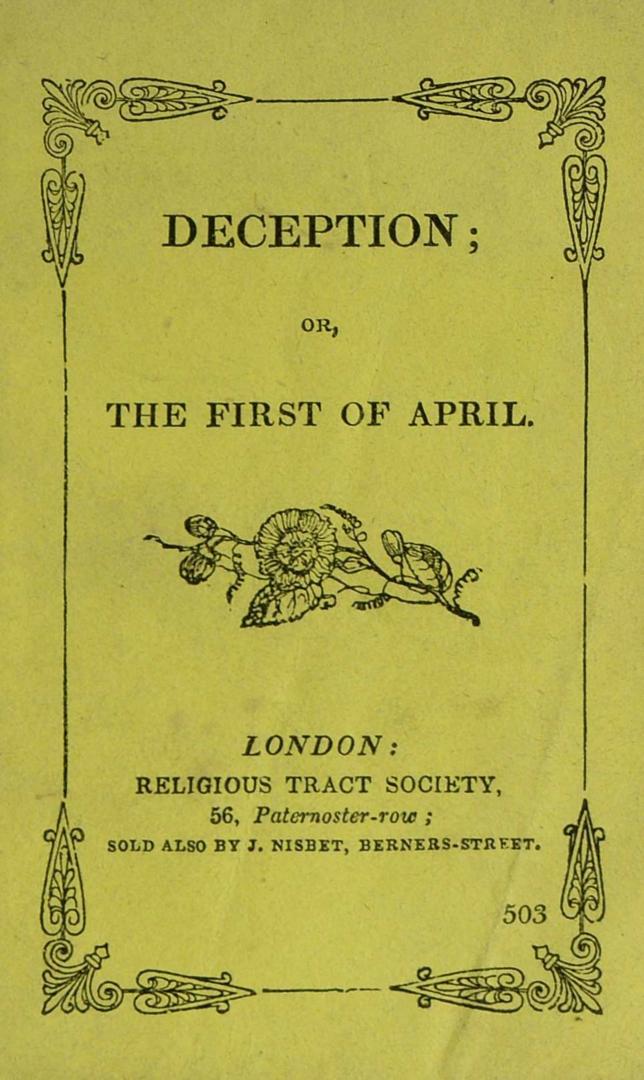 Deception, or, The first of April