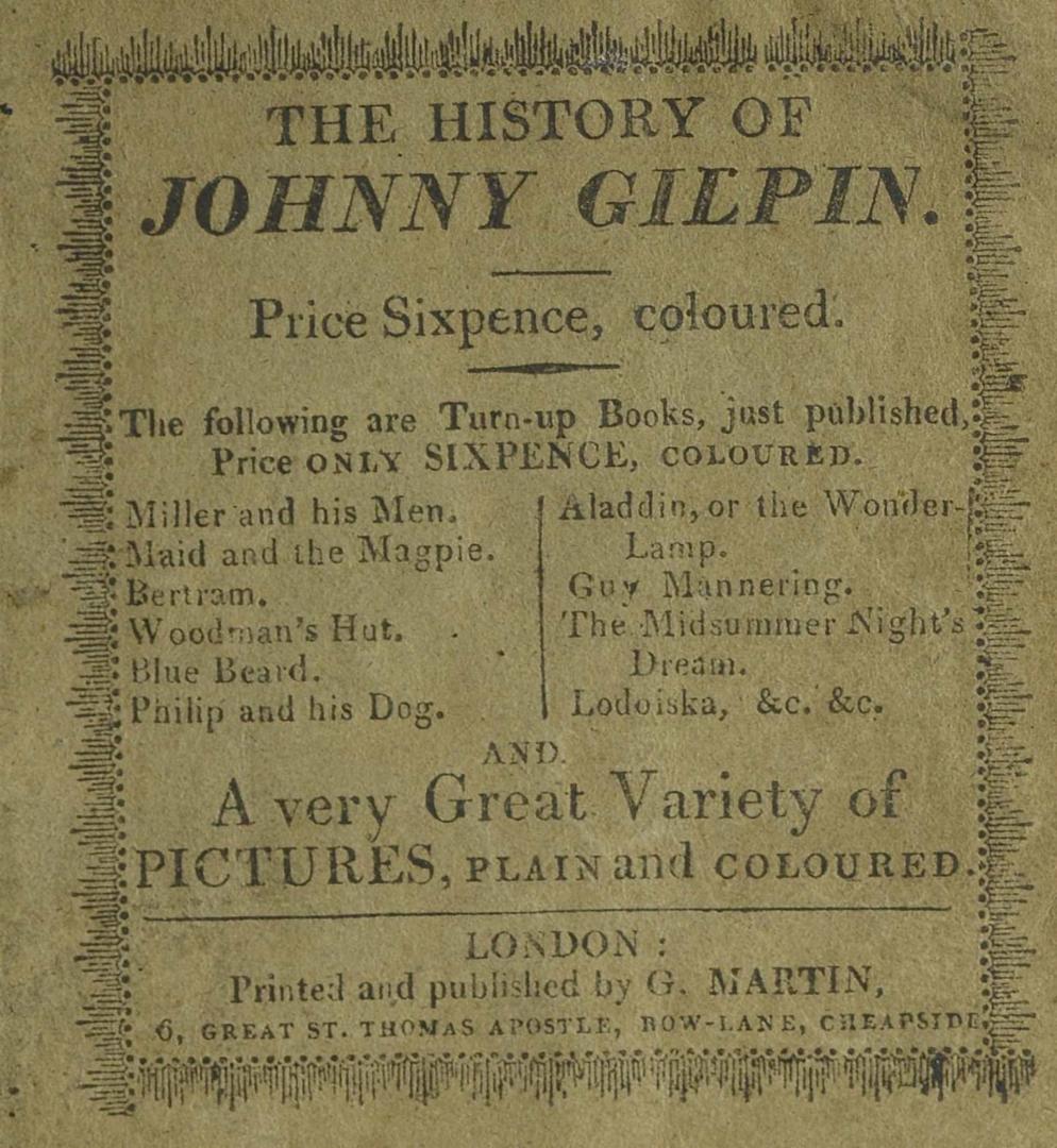 The history of Johnny Gilpin