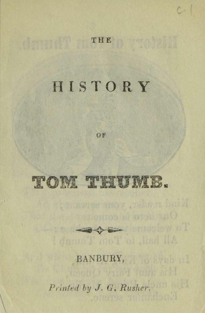 The history of Tom Thumb