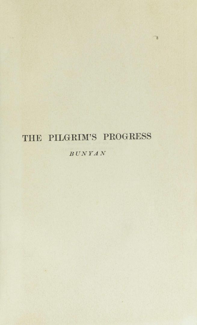 The pilgrim's progress