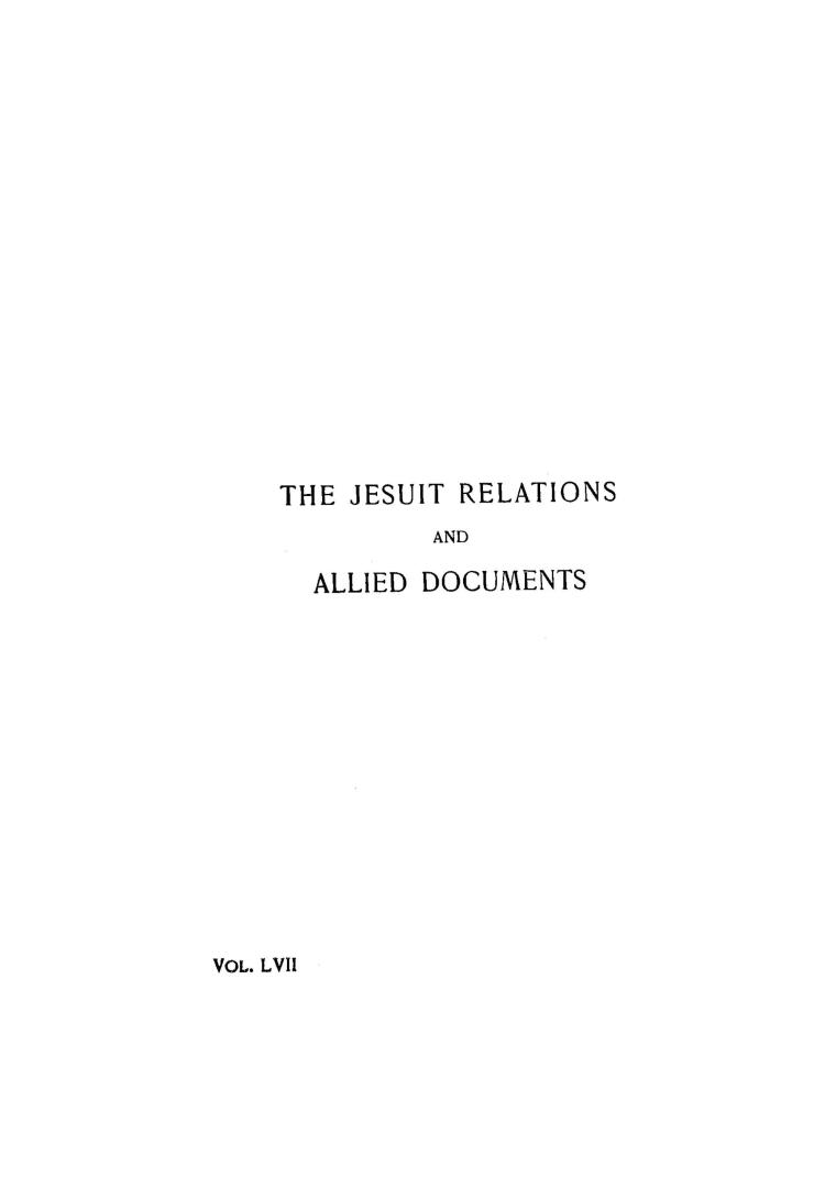 The Jesuit relations and allied document