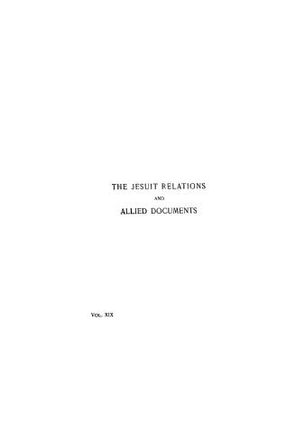 The Jesuit relations and allied document