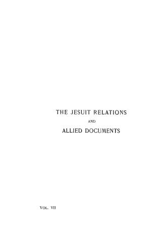 The Jesuit relations and allied document