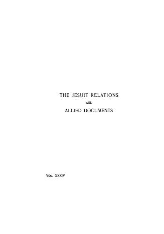 The Jesuit relations and allied document