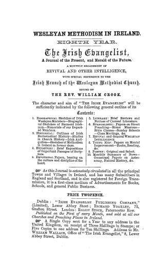 Ireland and the centenary of American Methodism, chapters on the Palatines, Philip Embury and Mrs