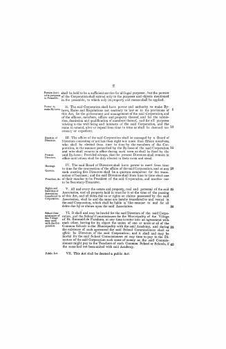 Bill. An act to incorporate the ''Academy of St. Romuald de Farnham.'' Received and read first time, Friday, 4th April, 1856. Second reading, Monday, 7th April, 1856. Mr. Whitney