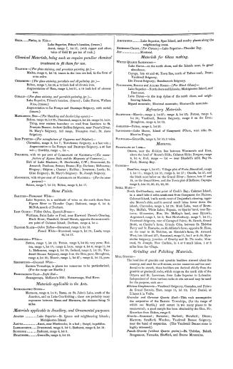 Catalogue of economic minerals, &c