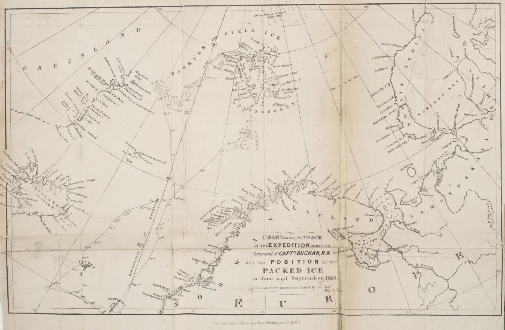 A voyage of discovery towards the North pole, performed in His Majesty's ships Dorothea and Trent, under the command of Captain David Buchan, R. N., 1(...)