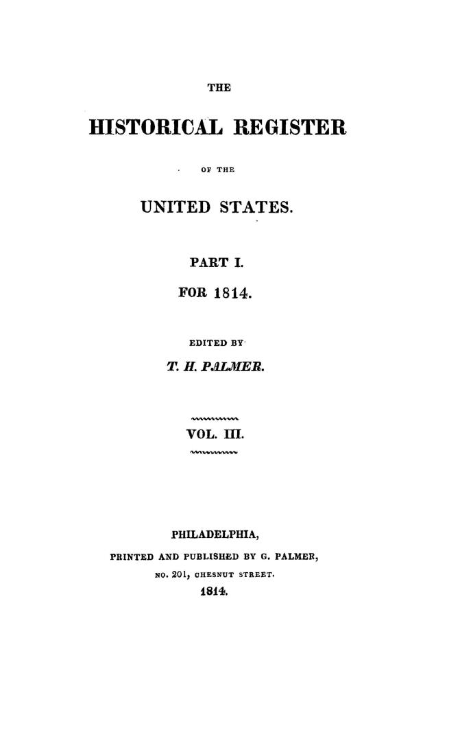 The historical register of the United States