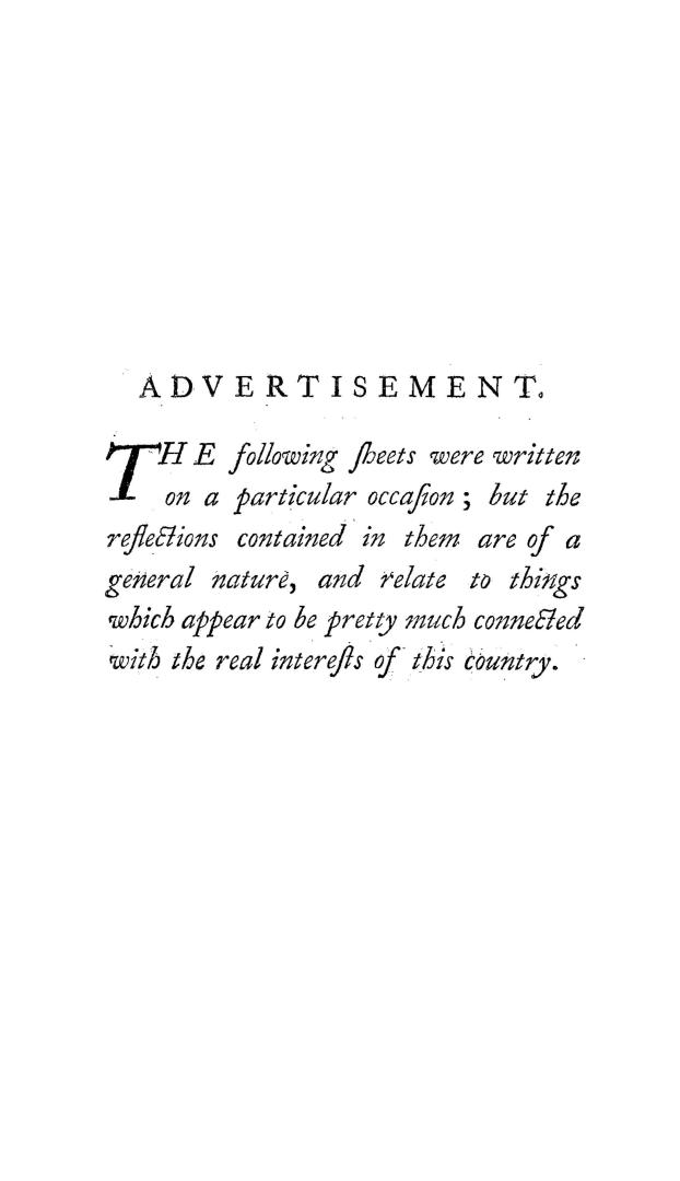 Occasional reflections on the importance of the war in America and the reasonableness and justice of supporting the king of Prussia, &c., in defence o(...)