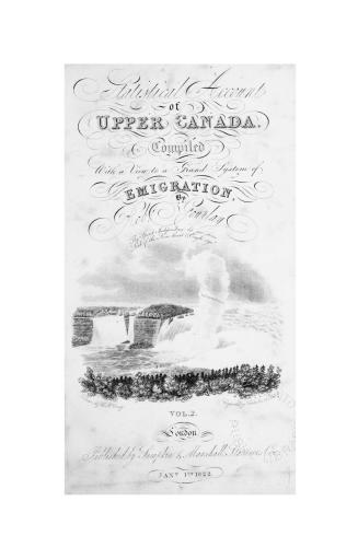 Statistical account of Upper Canada compiled with a view to a grand system of emigration