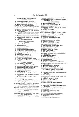 The confederation bill. A bill intituled An act for the union of Canada, Nova Scotia, and New Brunswick, and the government thereof, and for purpose connected therewith