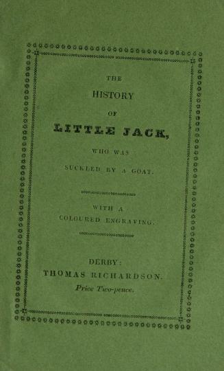 The history of little Jack who was suckled by a goat