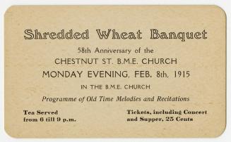 Shredded Wheat Banquet