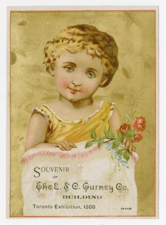 Souvenir of the E. & C. Gurney Co., Building, Toronto Exhibition, 1886