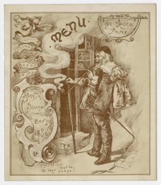 Menu : Rossin House, Dec'r. 25, 1886