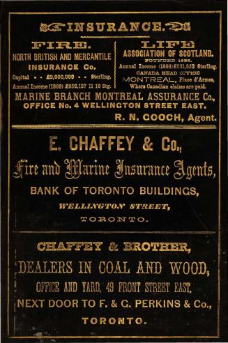 City of Toronto directory for 1867-8