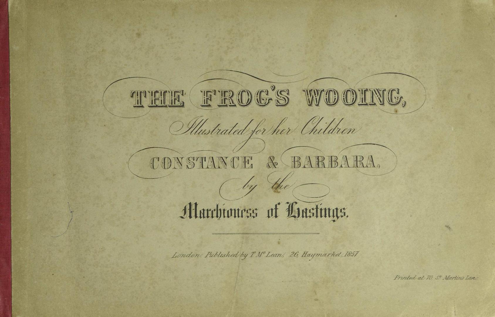 The frog's wooing