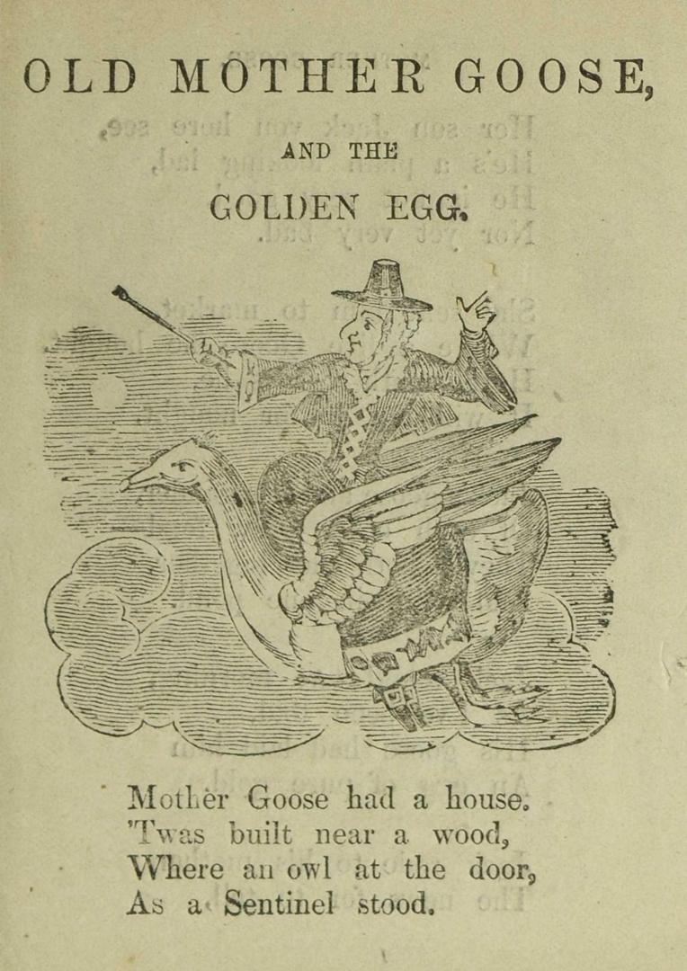 Old Mother Goose and the golden egg