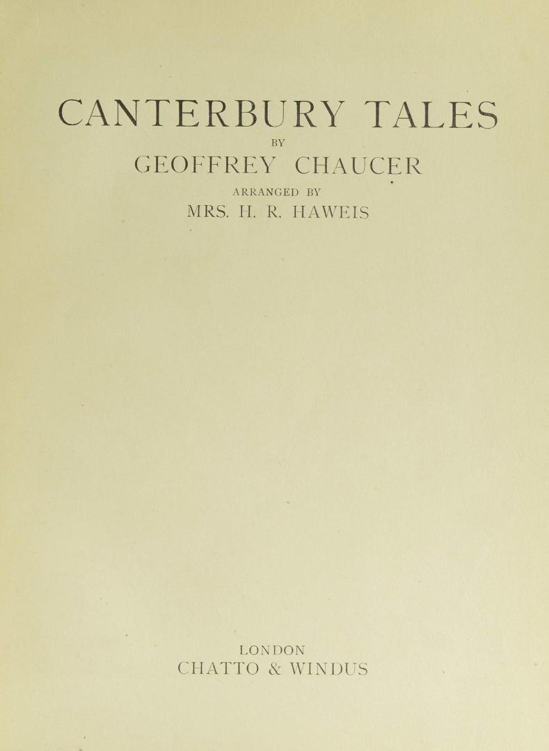 Canterbury tales