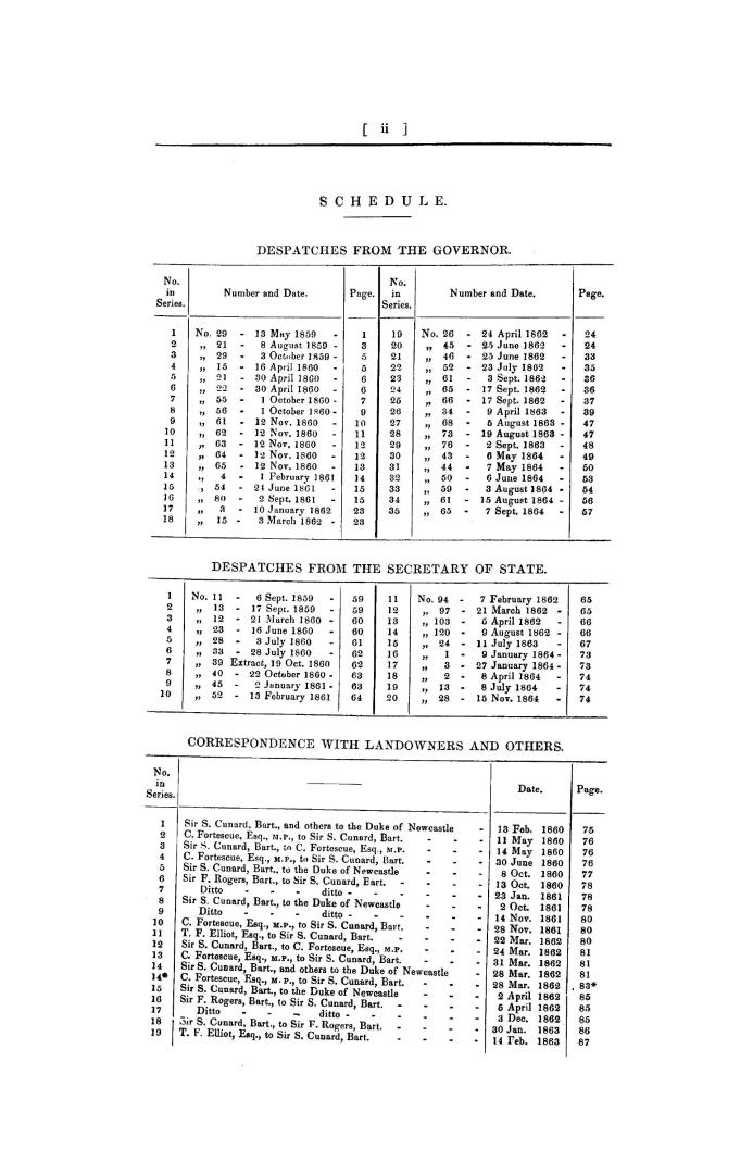 Prince Edward Island, return to an address of the honorable the House of commons, dated 2 May, 1864, for ''copy of the address to Her Majesty, adopted(...)