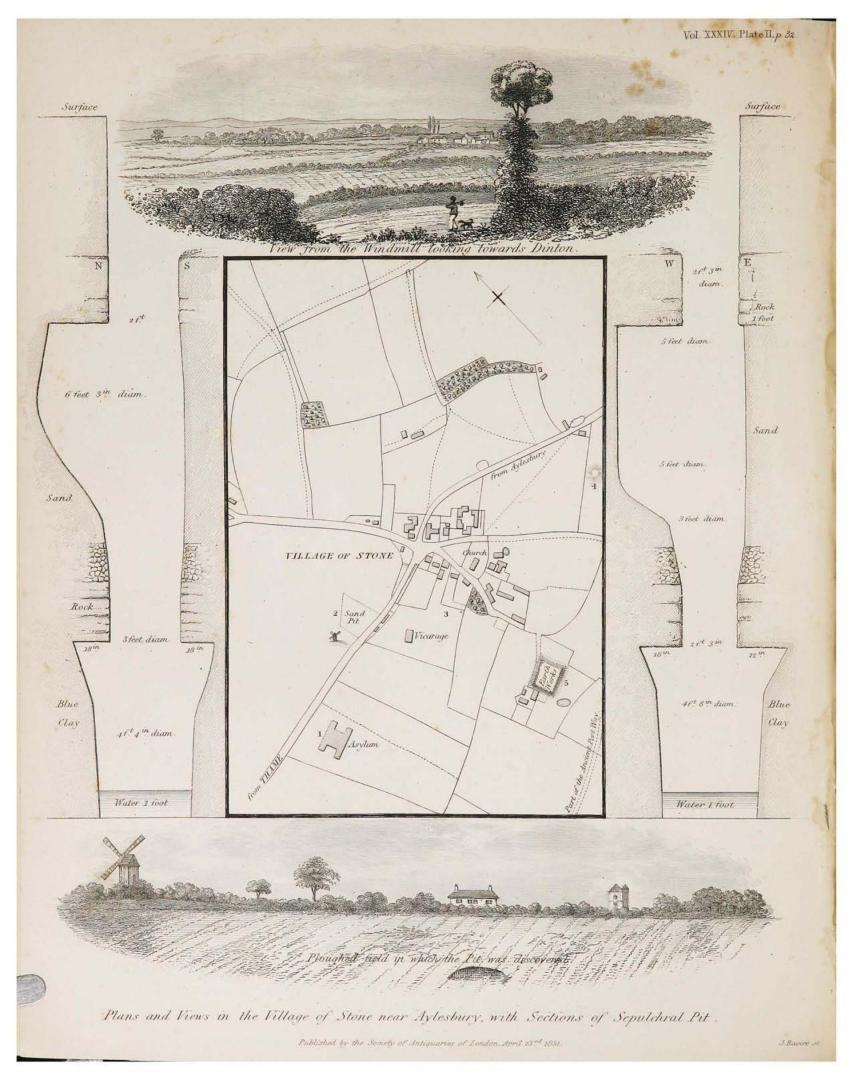 Roman and other sepulchral remains discovered at the village of Stone, near Aylesbury, Buckinghamshire