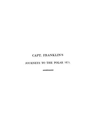 Journey to the shores of the Polar Sea, in 1819-20-21-22: with a brief account of the second journey in 1825-26-27