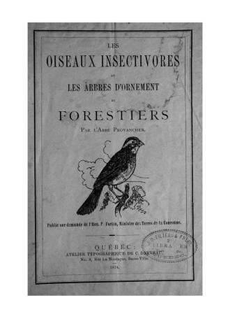 Les oiseaux insectivores, et Les arbres d'ornement et forestiers