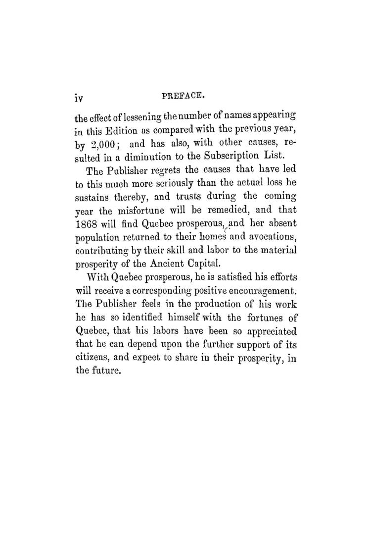 The Quebec directory for... containing a complete list of all the inhabitants of the city, with full descriptions of their businesses and professions (...)