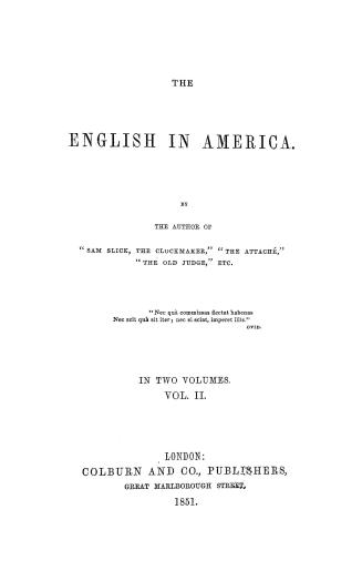 The English in America