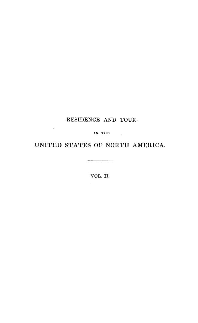 Journal of a residence and tour in the United States of North America from April, 1833, to October, 1834