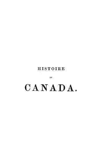 Histoire du Canada, depuis sa découverte jusqu'à nos jours