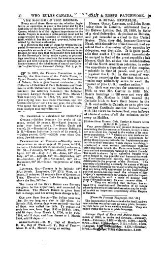 An almanac of independence & freedom for the year 1860, containing a plea for the relief of the inhabitants of Canada from a state of colonial vassala(...)